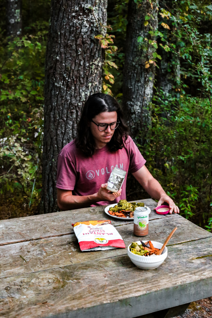 organic camping meals